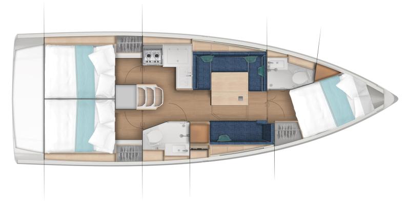 Jeanneau Sun Odyssey 380 For Sale In India Layout (11)
