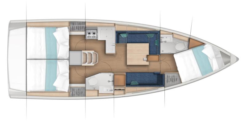 Jeanneau Sun Odyssey 380 For Sale In India Layout (16)