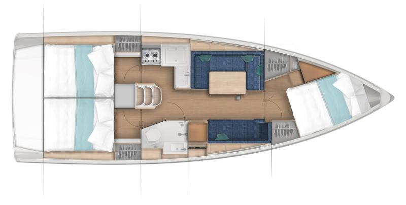 Jeanneau Sun Odyssey 380 For Sale In India Layout (5)
