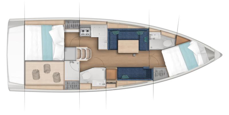 Jeanneau Sun Odyssey 380 For Sale In India Layout (6)