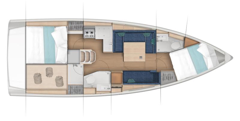 Jeanneau Sun Odyssey 380 For Sale In India Layout (9)