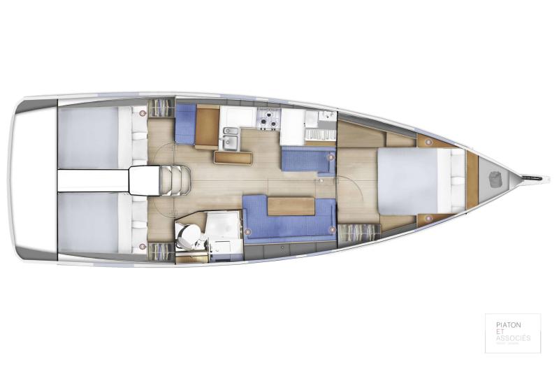 Jeanneau Sun Odyssey 410 For Sale In India Layout (11)