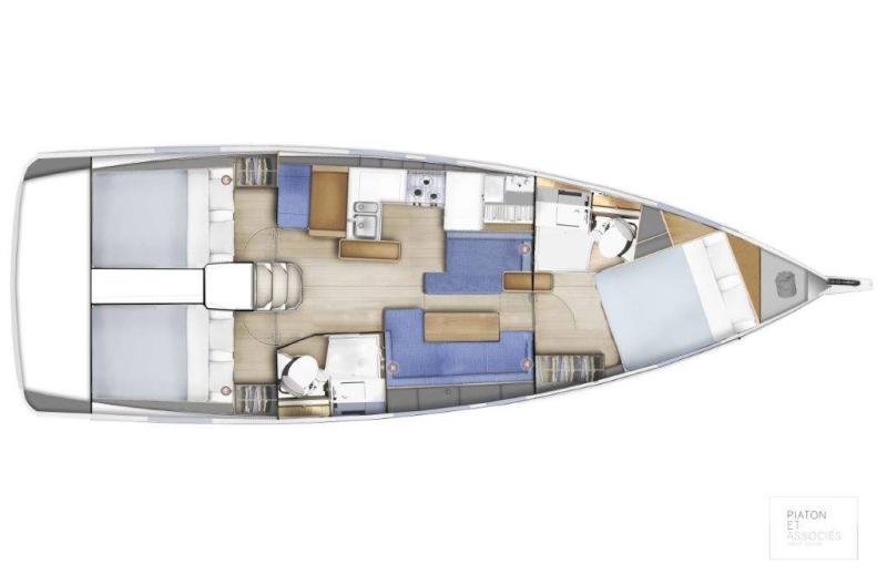 Jeanneau Sun Odyssey 410 For Sale In India Layout (16)