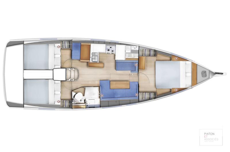 Jeanneau Sun Odyssey 410 For Sale In India Layout (19)