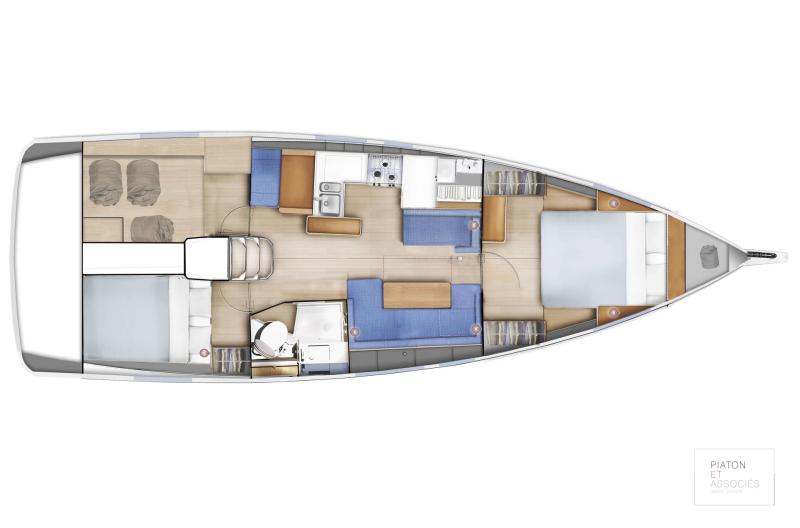 Jeanneau Sun Odyssey 410 For Sale In India Layout (21)