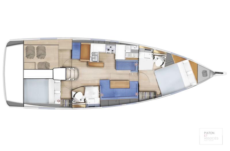 Jeanneau Sun Odyssey 410 For Sale In India Layout (22)
