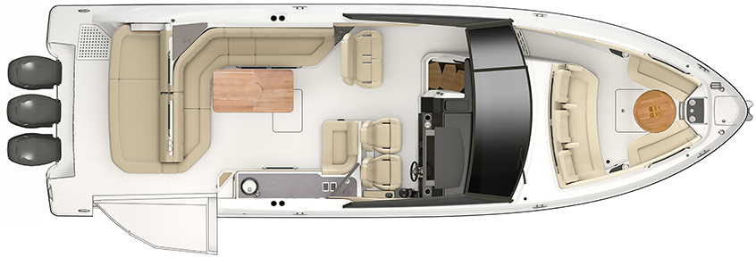 Searay SLX 400 Outboard Boat For Sale In India (1)