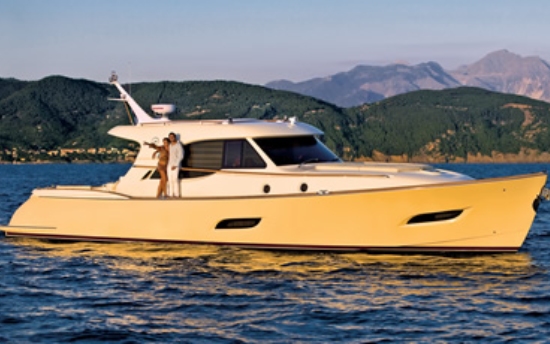 Mochi Craft Dolphin 54 motor yacht for sale in India