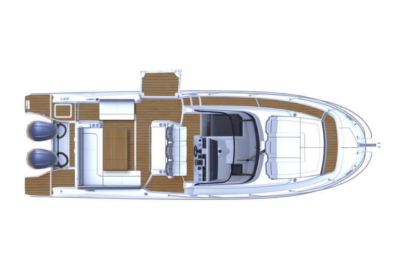 Jeanneau Cap Camarat 10.5 WA Yacht For Sale In India Layout (1)