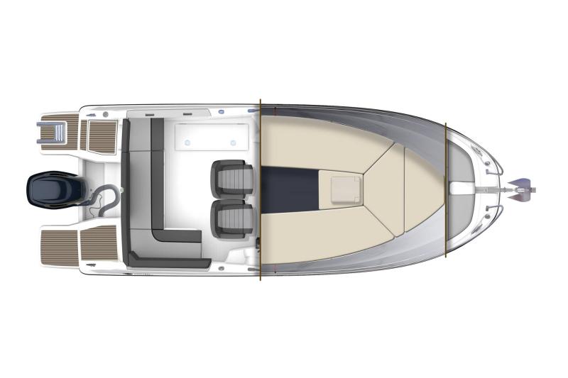Jeanneau Cap Camarat 6.5 WA Yacht For Sale In India Layout (2)