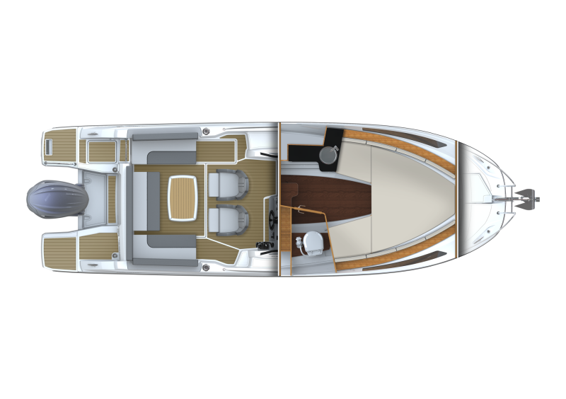 Jeanneau Cap Camarat 7.5 WA Yacht For Sale In India Layout (2)
