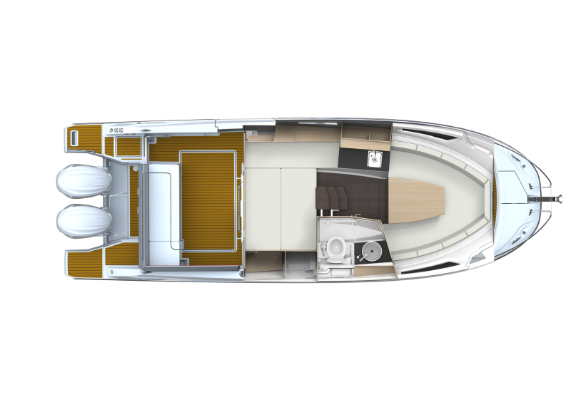 Jeanneau Cap Camarat 9.0 WA Yacht For Sale In India Layout (4)