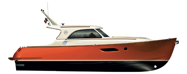 Mochi Craft Dolphin 44' Yacht For Sale In India Layout Profile