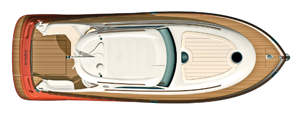 Mochi Craft Dolphin 44' Yacht For Sale In India Layout Sun Deck