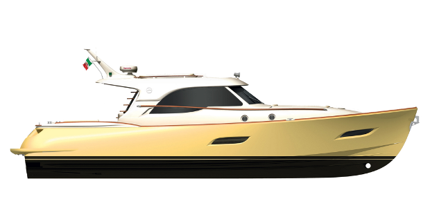Mochi Craft Dolphin 54' Yacht For Sale In India Layout Profile