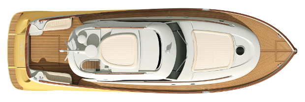 Mochi Craft Dolphin 54' Yacht For Sale In India Layout Sun Deck