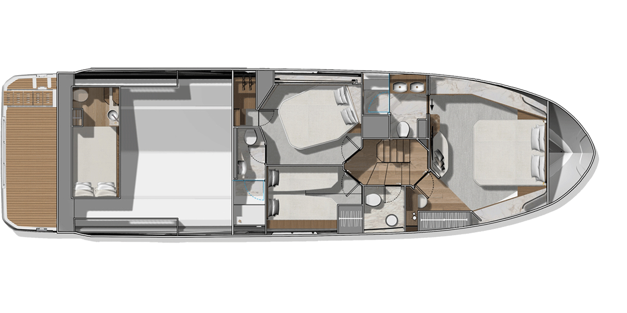 Prestige F5.7 Yacht For Sale In India Layout 1