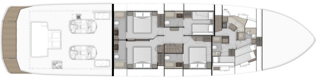 Ferretti-Yachts-940-New-For-Sale-In-India-Layout Lower Deck