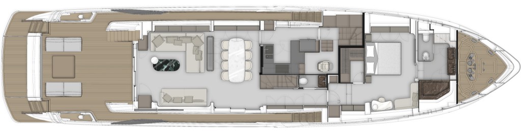 Ferretti-Yachts-940-New-For-Sale-In-India-Layout Main Deck (Optional) 2