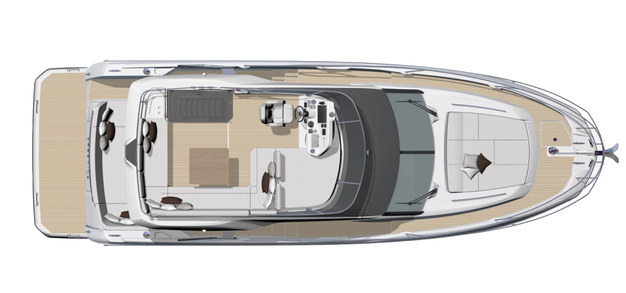 Prestige F4.3 Yacht For Sale In India Layout Flybridge