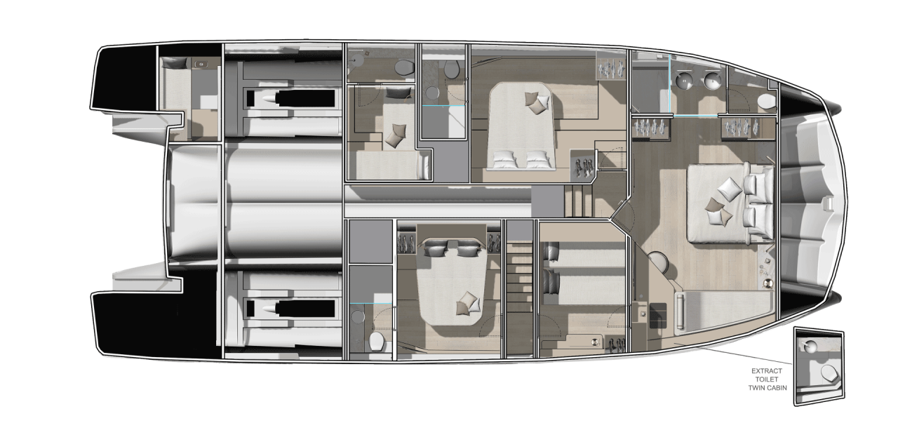 Prestige M7 Yacht For Sale In India Layout 4