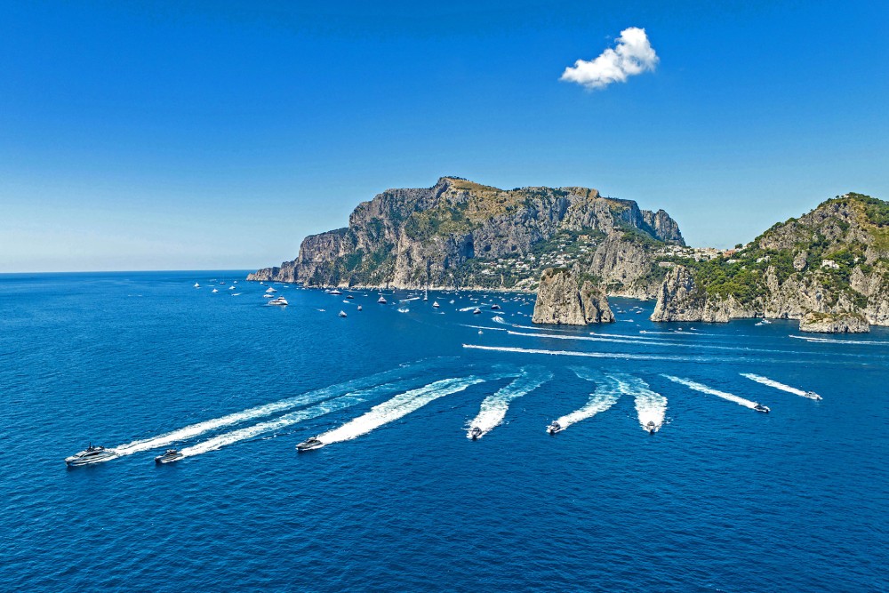Pershing 40 Years Celebration Capri Italy