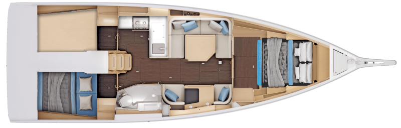 Jeanneau Sun Odyssey 415 For Sale In India Layout (4)