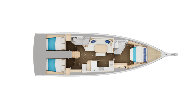 Jeanneau Sun Odyssey 455 For Sale In India Layout (1)