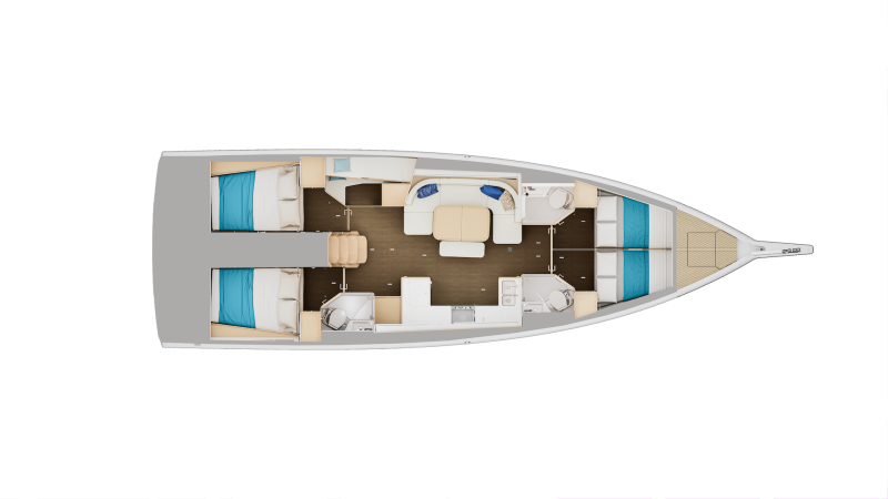 Jeanneau Sun Odyssey 455 For Sale In India Layout (3)