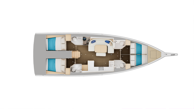 Jeanneau Sun Odyssey 455 For Sale In India Layout (4)
