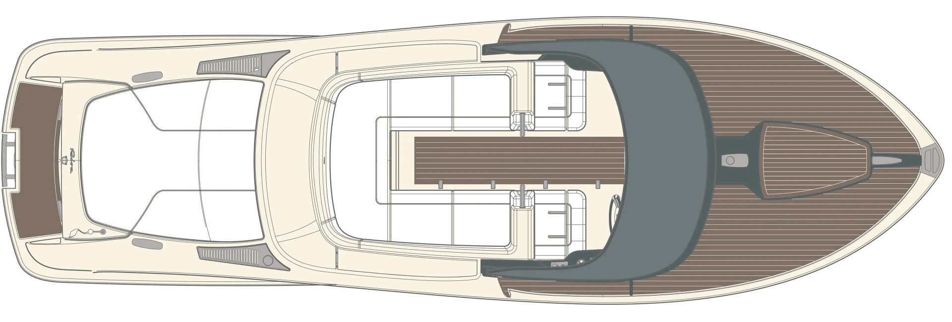 Riva Iseo Super Yacht For Sale In India Layout Main Deck