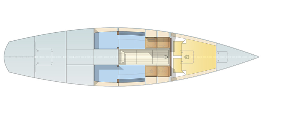 wallynano37 Yacht For Sale In India Layout Standard Interior