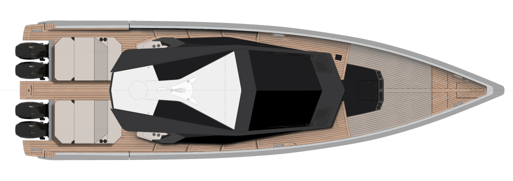 wallypower58X Yacht For Sale In India Layout Standard Top View