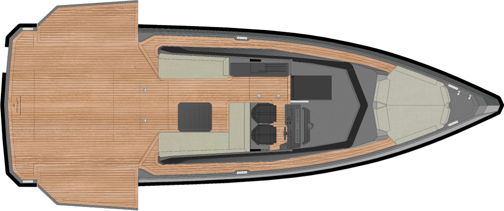 wallytender43 Yacht For Sale In India Layout 3