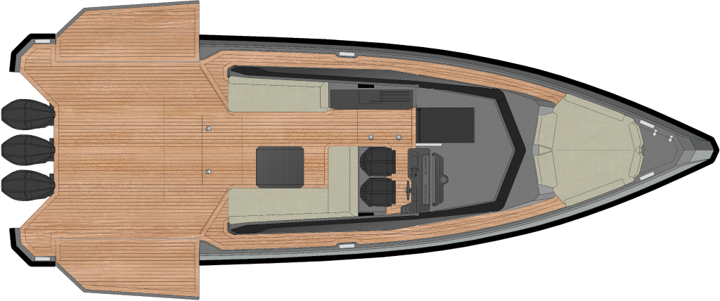 wallytender43X Yacht For Sale In India Layout 3