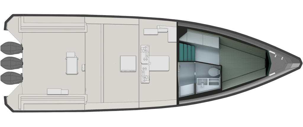 wallytender43X Yacht For Sale In India Layout 4