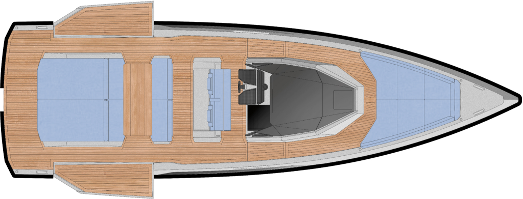 wallytender48 Yacht For Sale In India Layout Standard Main Deck