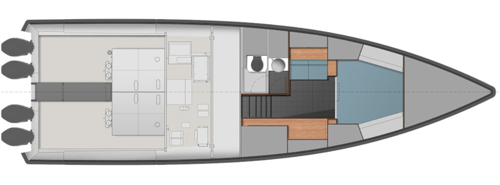 wallytender48X Yacht For Sale In India Layout Standard 3