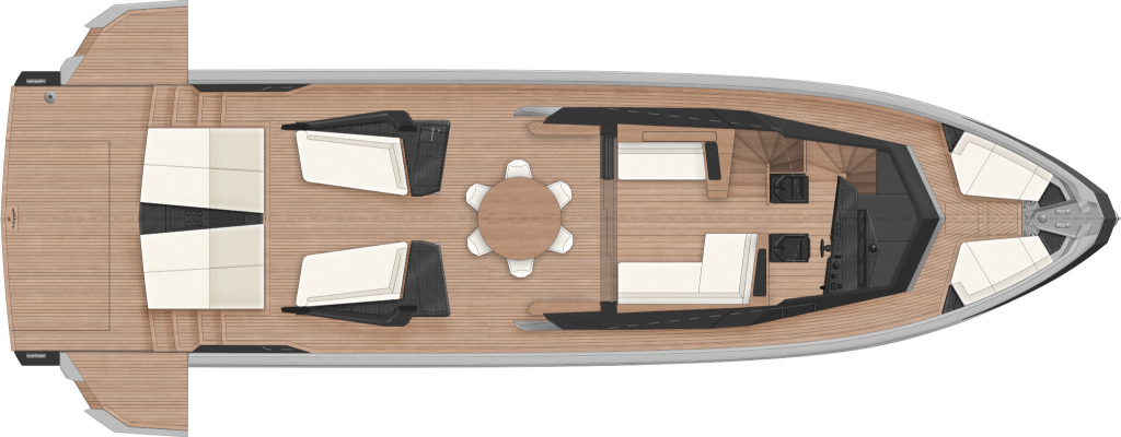 wallywhy100 Yacht For Sale In India Layout Standard Main Deck