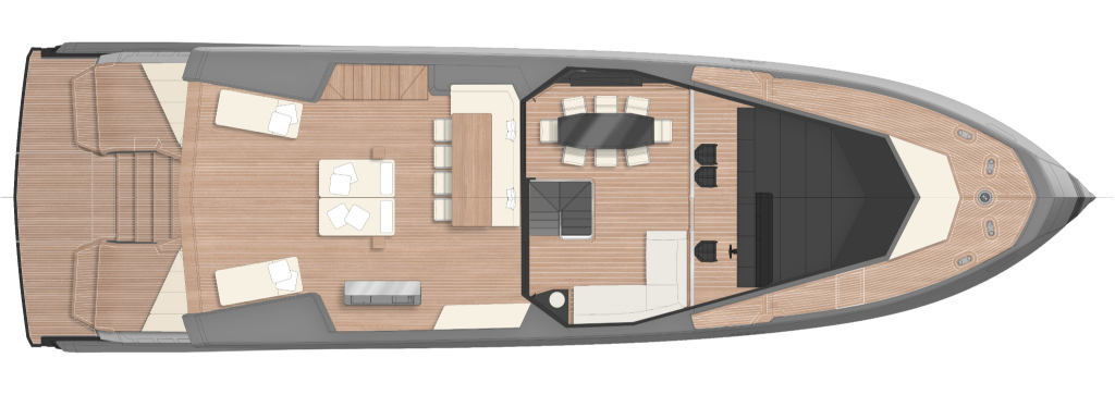 wallywhy200 Yacht For Sale In India Layout Optional Dining Option