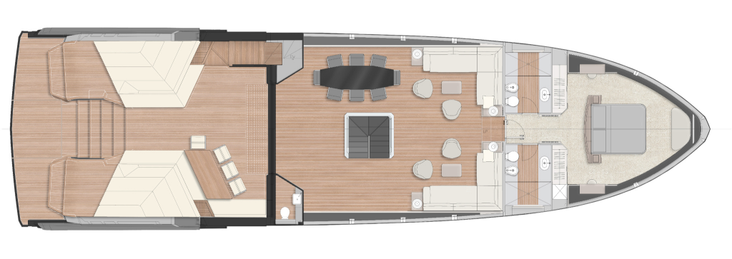 wallywhy200 Yacht For Sale In India Layout Standard Main Deck