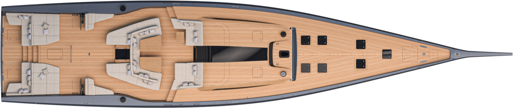 wallywind110 Yacht For Sale In India Layout Standard Main Deck