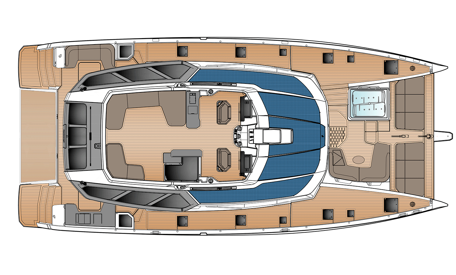 Fountaine Pajot Yacht FPY 70S For Sale In India Layout 1