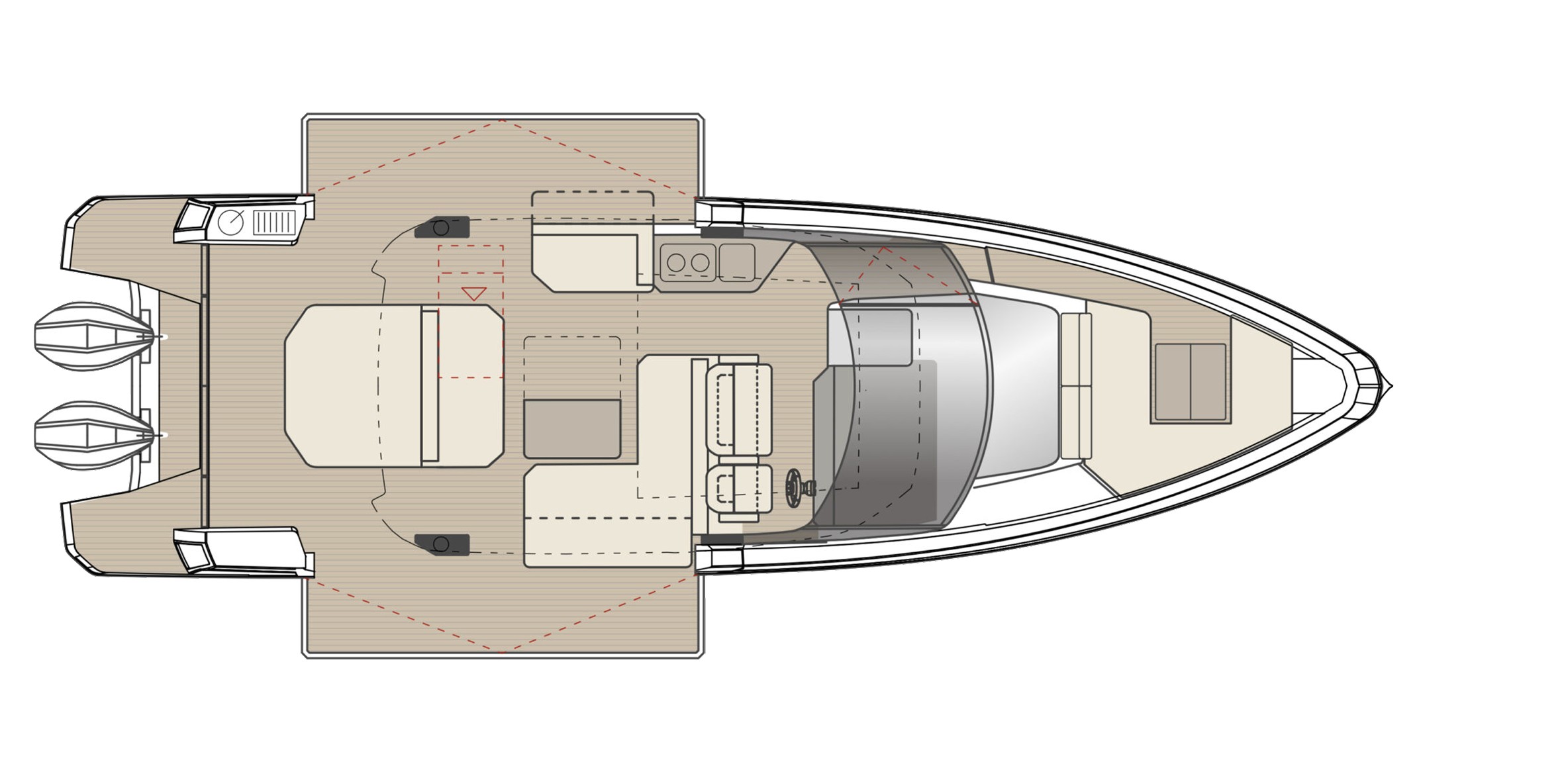 400 GTO Boat For Sale In India Layout 2