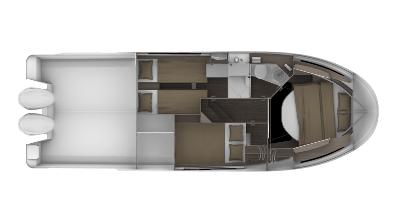 Jeanneau NC 1095 Coupe Series 2 Yacht For Sale In India Layout (1)