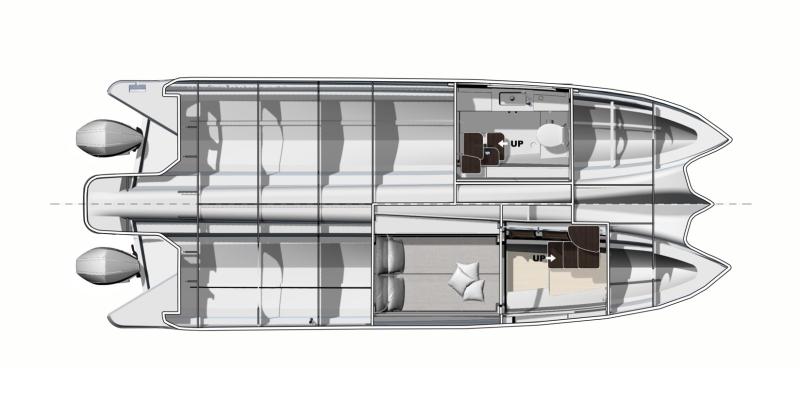 Jeanneau TH33 Yacht For Sale In India Layout (1)
