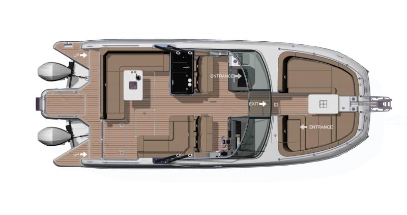 Jeanneau TH33 Yacht For Sale In India Layout (2)