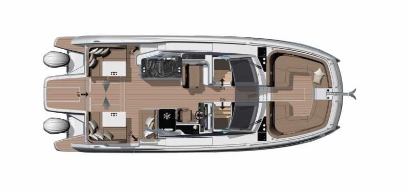 Jeanneau TH38 Yacht For Sale In India Layout (1)