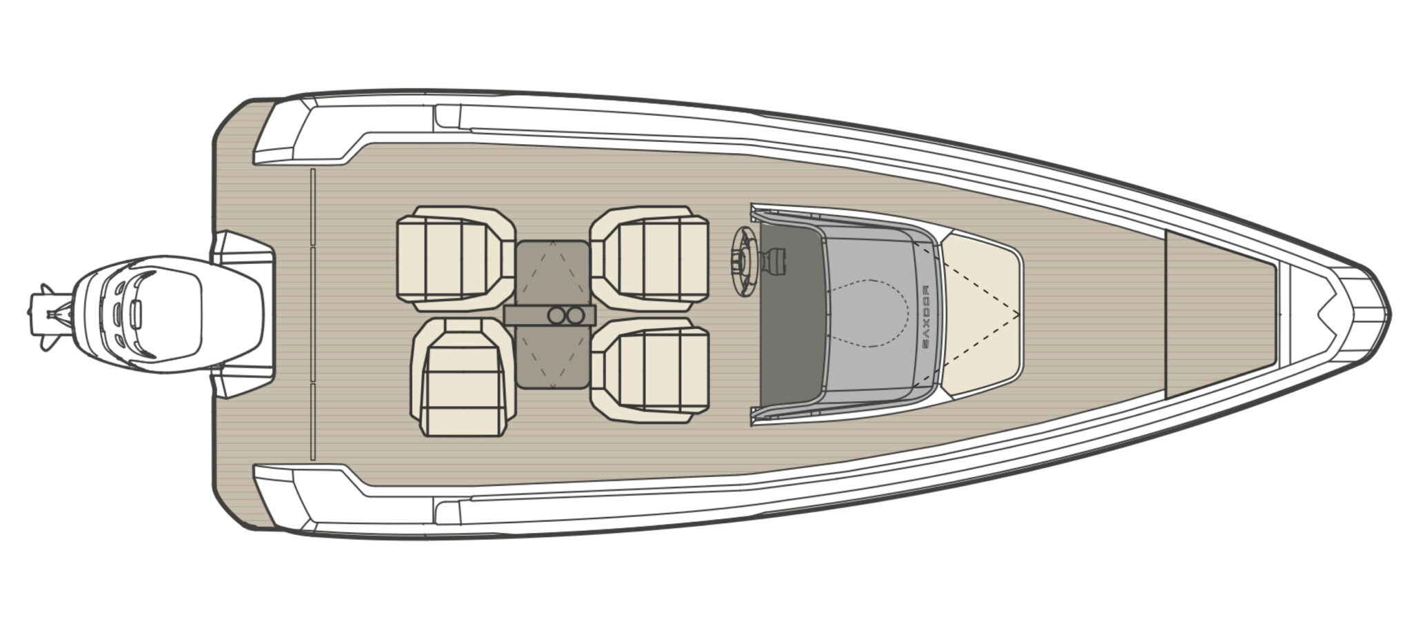 Saxdor 205 Boat For Sale In India Layout 3