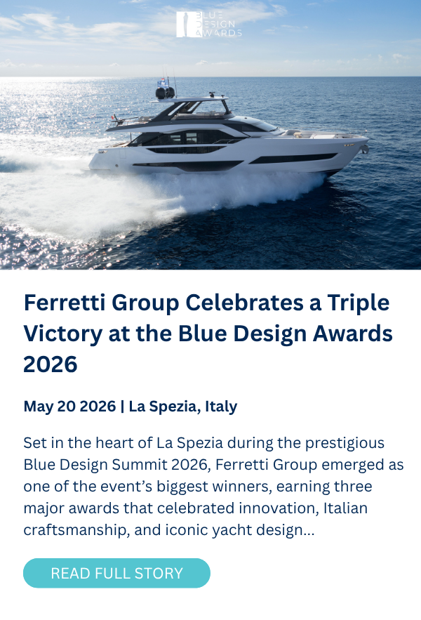Ferretti Group Celebrates a Triple Victory at the Blue Design Awards 2026 (4)